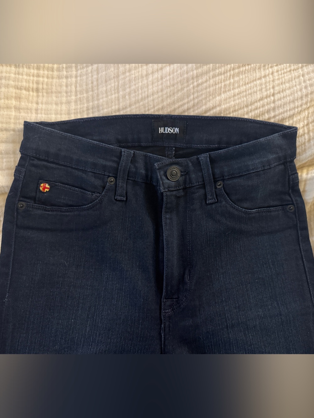 Hudson Jeans Barbara High Waist Super Skinny Fit Indigo Stretch Women's Jeans